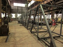 Complex Cambered Trusses, J&M Steel, Ironton, OH